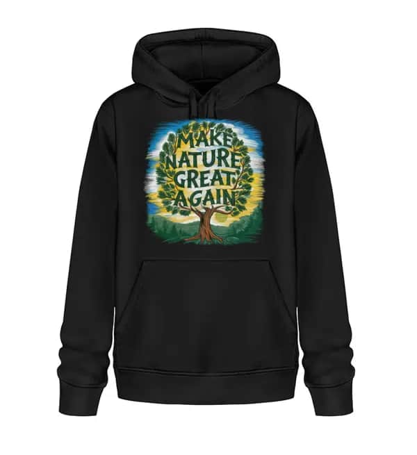 Make Nature great again Tree - Unisex Basic Bio Hoodie