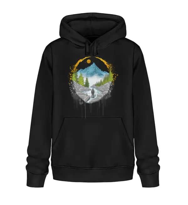Mountain Path - Unisex Basic Bio Hoodie