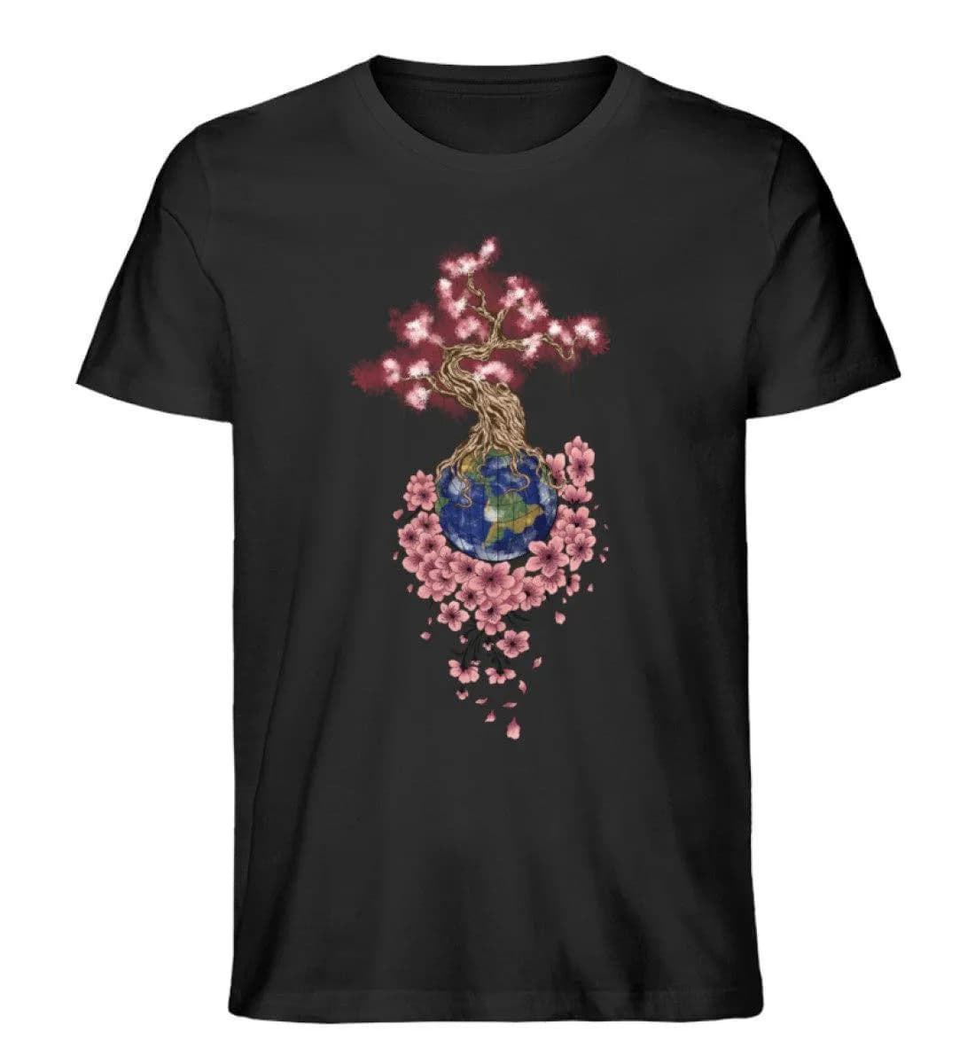 Flowertree earth - Herren Premium Bio Shirt