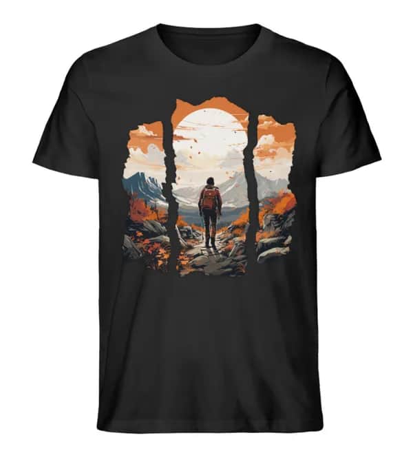Hiking Autumn - Herren Premium Bio Shirt