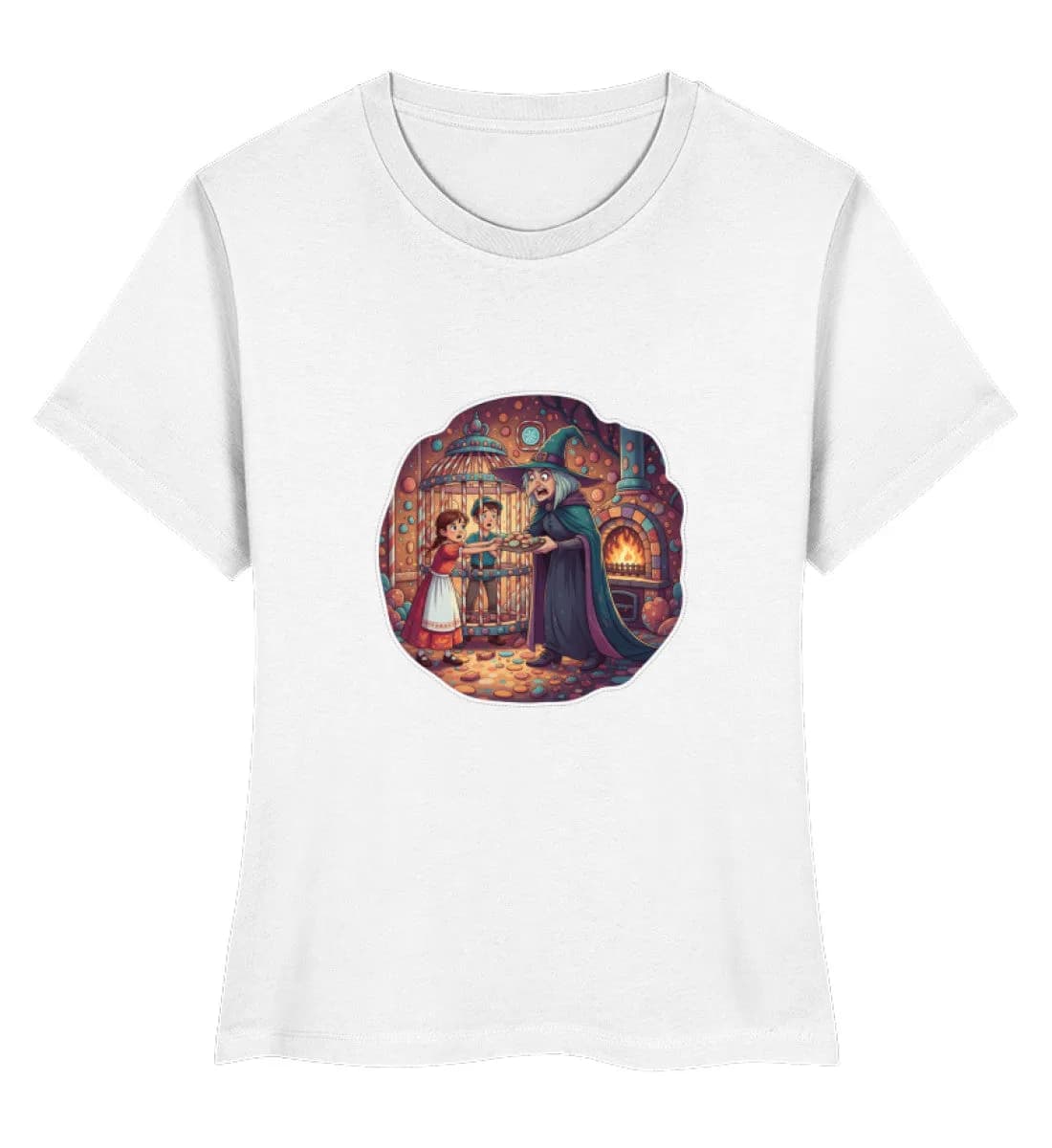 Gretel überlistet die Hexe - Damen Premium Bio Shirt