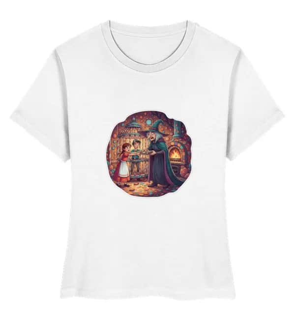 Gretel überlistet die Hexe - Damen Premium Bio Shirt