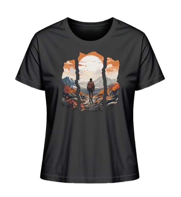 Hiking Autumn - Damen Premium Bio Shirt