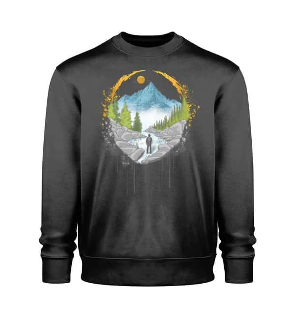 Mountain Path - Unisex Bio Sweatshirt