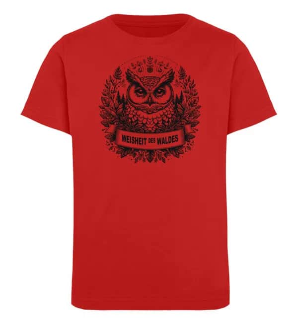 Weisheit des Waldes - Kinder Bio T-Shirt