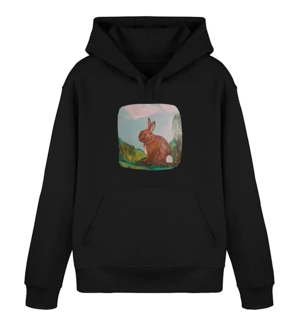 Tiere des Waldes 2 - Unisex Basic Bio Hoodie